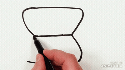 Person Drawing Circle Made In Animotica GIF