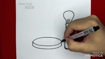 Person Drawing Makeup Brush GIF