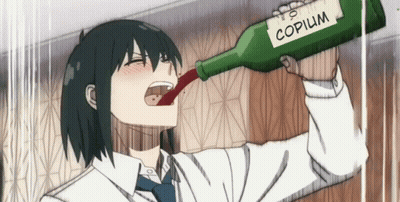 Person Drinking From Bottle Copilum GIF