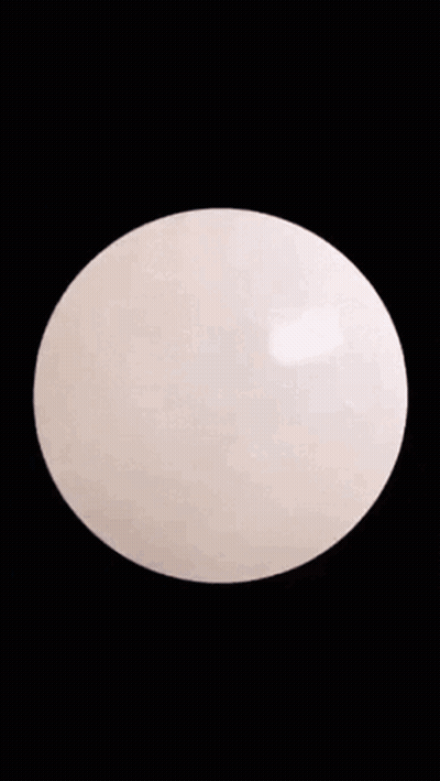 Person Face In Circle On Black Background GIF
