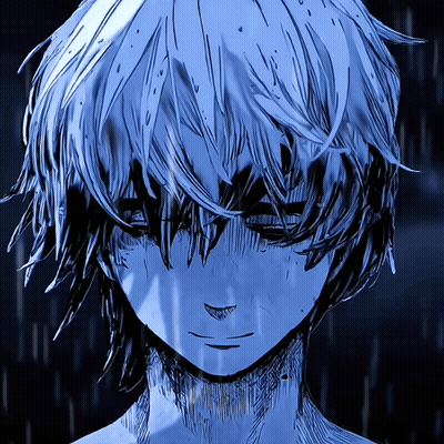 Person Face In Rain With Eyes Closed GIF