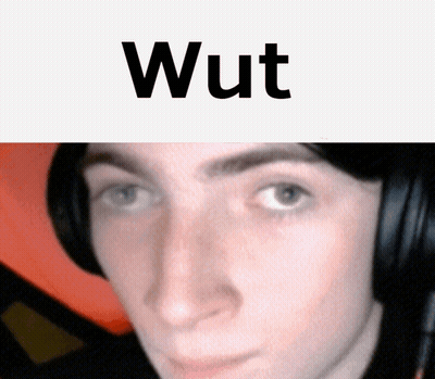 Person Face Saying Wut GIF