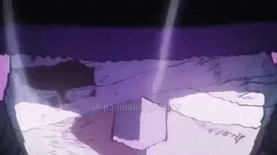 Person Face With Purple Background And Purple Light GIF