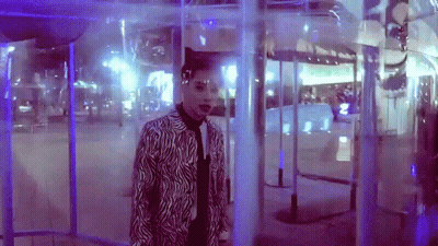 Person Falling Down Snowy Stairs GIF