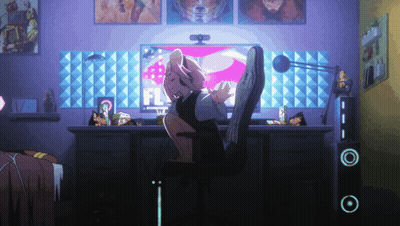 Person Feet Up At Computer Monitor Saying Fl GIF