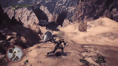 Person Fighting Dragon In Video Game GIF