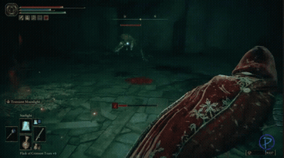 Person Fighting Monster Video Game GIF