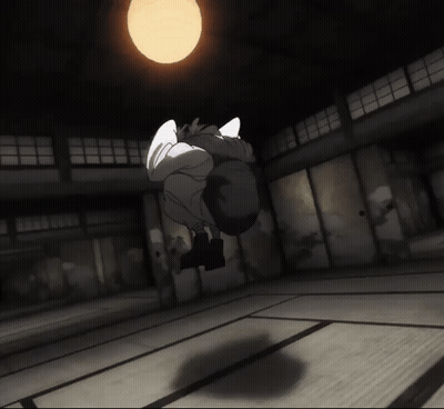 Person Flying Through Light GIF