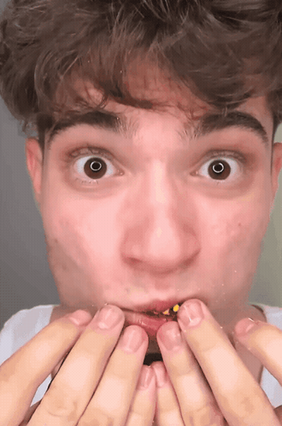 Person Hands Around Mouth GIF