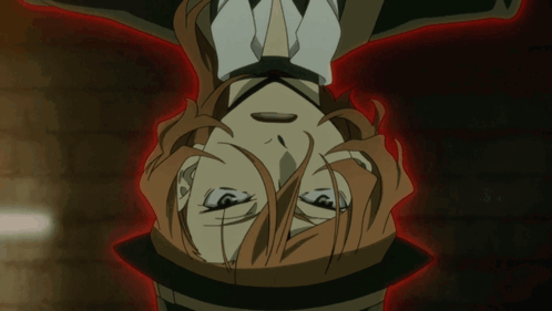 Person Head With Red Background GIF