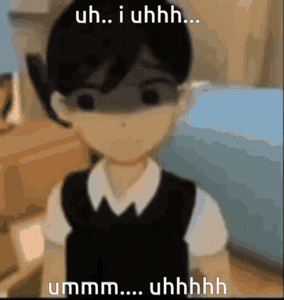 Person Hesitating Words GIF