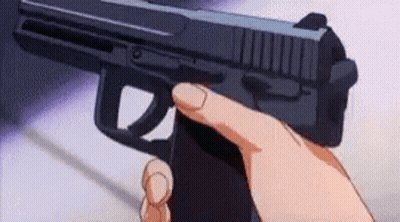 Person Holding And Pointing Gun GIF