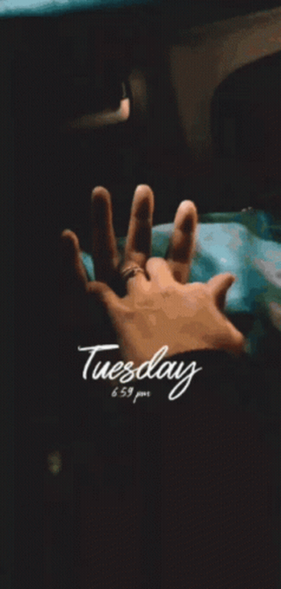 Person Holding Another's Hand Tuesday 6:59 PM GIF