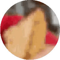 Person Holding Bread Sticker