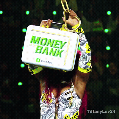 Person Holding Briefcase Saying Money Bank