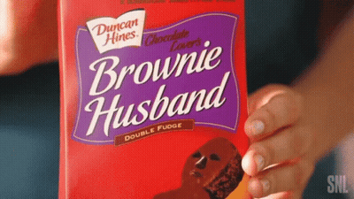 Person Holding Brownie Husband Double Fudge GIF