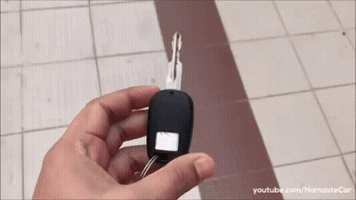 Person Holding Car Key GIF