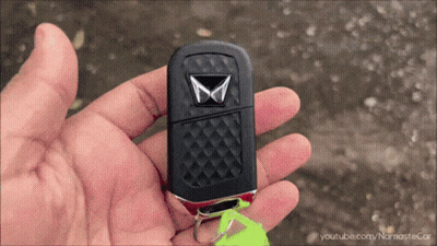 Person Holding Car Key With YouTube.com GIF