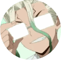 Person Holding Card In Front Of Eyes Sticker
