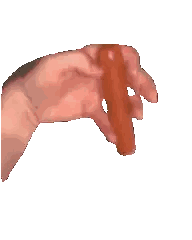 Person Holding Carrot Sticker