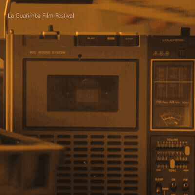 Person Holding Cassette Tape At La Guarimba Festival GIF