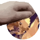 Person Holding CD With Portrait Sticker