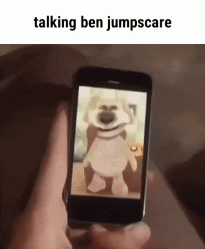 Person Holding Cell Phone With Teddy Bear GIF