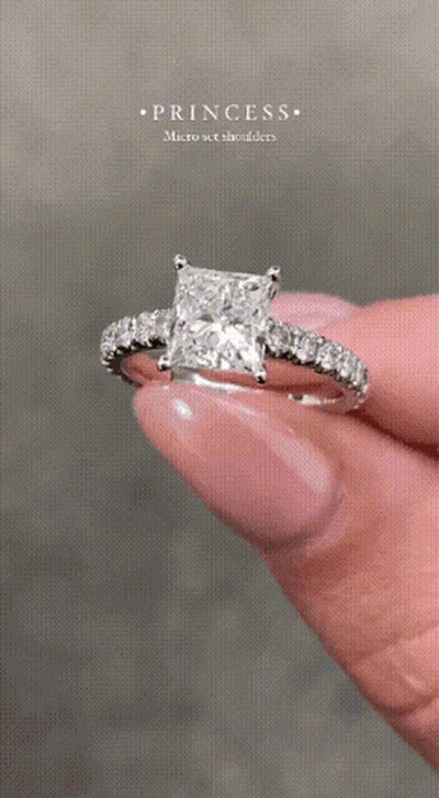 Person Holding Diamond Ring GIF