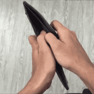 Person Holding Empty Wallet GIF