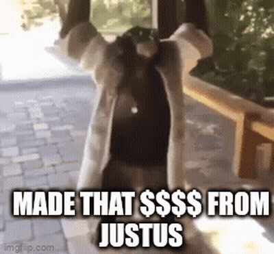 Person Holding Empty Wallet Saying Damn I Should Have Kept Enough For Justus GIF
