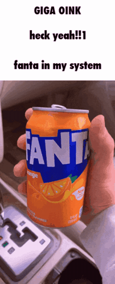 Person Holding Fanta Orange Soda GIF