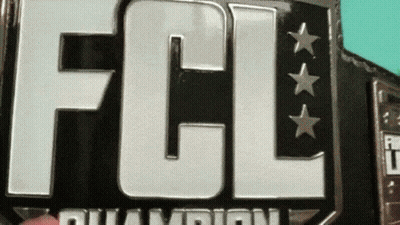 Person Holding FCL Championship Belt