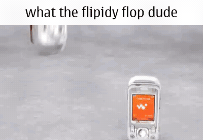 Person Holding Flip Phone Looking At It GIF