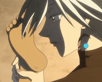 Person Holding Foot To Face GIF