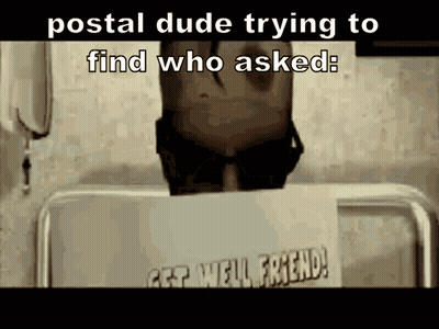 Person Holding Get Well Friend Paper GIF