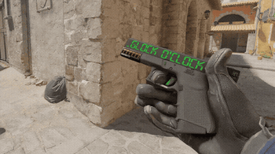 Person Holding Glock Gun GIF