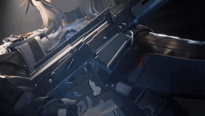 Person Holding Gun Close Up GIF
