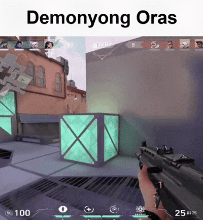 Person Holding Gun In Video Game Demonyong Oras GIF