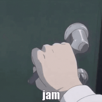 Person Holding Hammer Saying Jam GIF