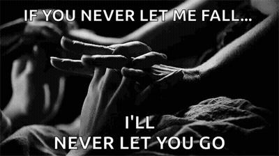 Person Holding Hand Quote GIF