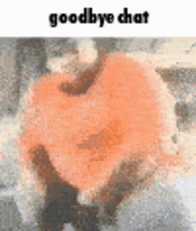 Person Holding Heart Goodbye Chat GIF