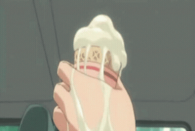 Person Holding Ice Cream Cone Overflowing GIF