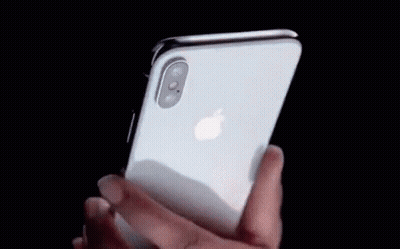 Person Holding IPhone X GIF