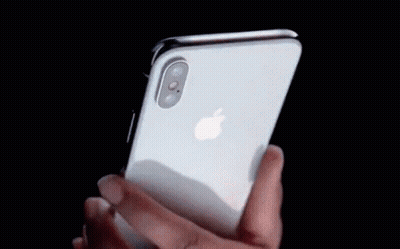 Person Holding IPhone X GIF