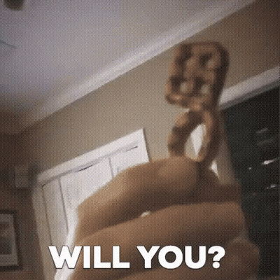Person Holding Key Saying Will You GIF