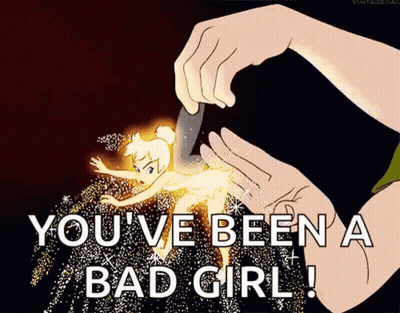 Person Holding Knife Over Fairy GIF