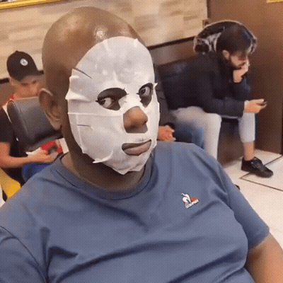 Person Holding Knife To Head GIF