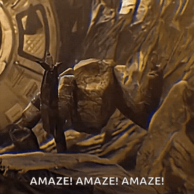 Person Holding Large Rock Amazed Amazed Amazed GIF