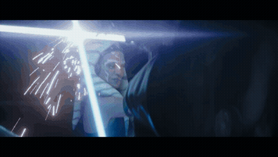 Person Holding Light Saber GIF