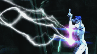 Person Holding Lightning Bolt GIF